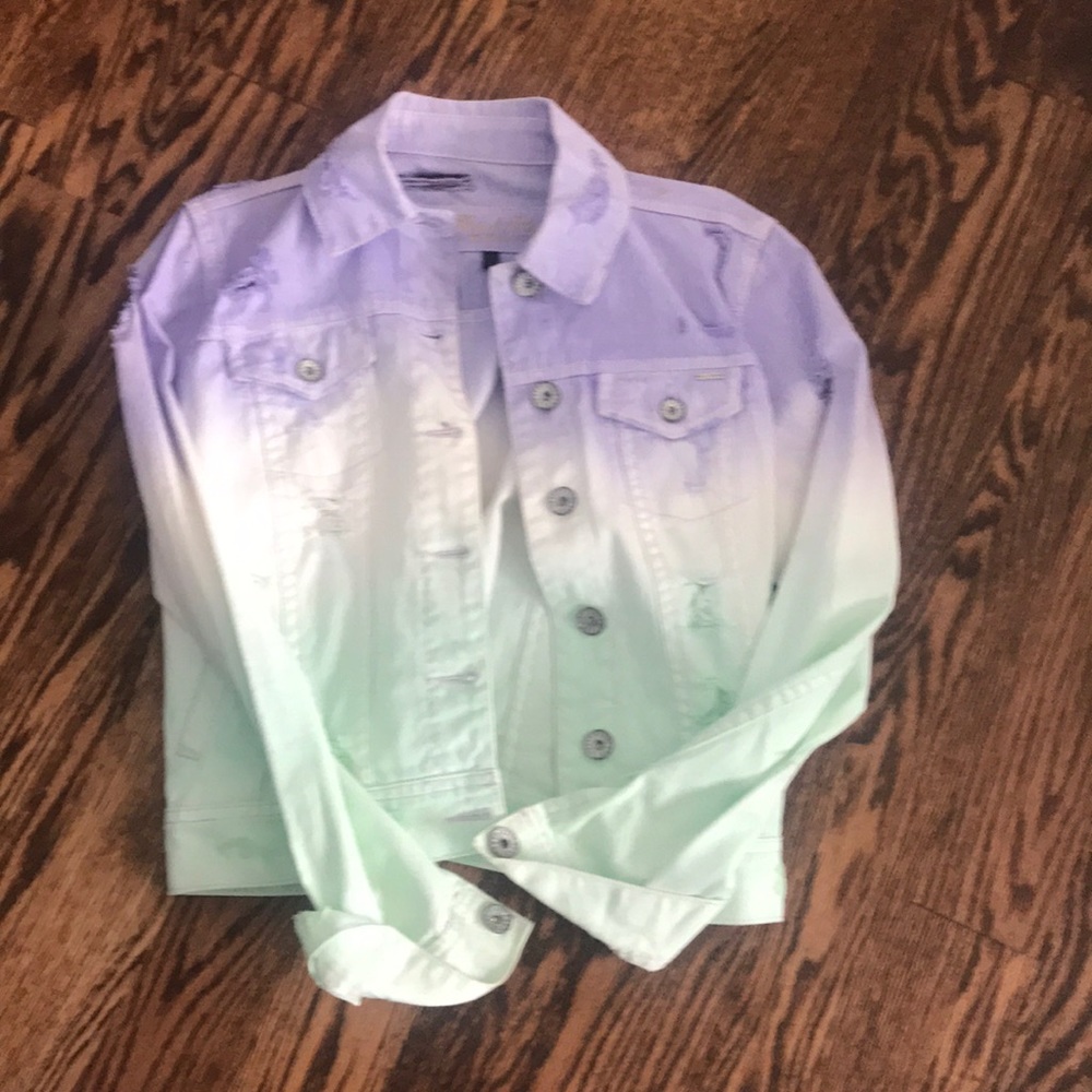 Bullhead black ombré jean jacket